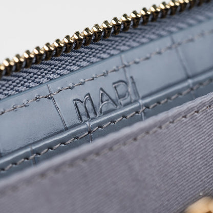 Women Large Leather Wallet With Triple Compartments