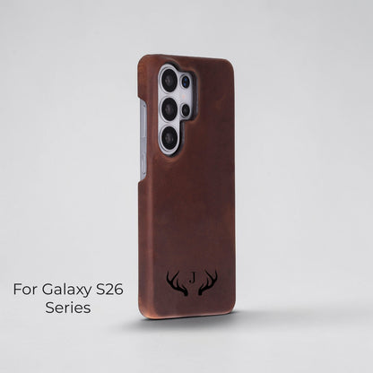 Samsung Galaxy S26 Slim Leather Magnetic Case
